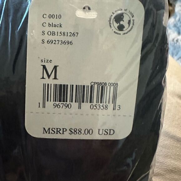 Free People Santa Clara thermal black NWT - Picture 8 of 10